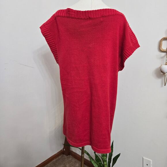 Breckenridge Womens Vintage 90s Western Cottage Bandana Knit Tunic Sweater M - Picture 8 of 12